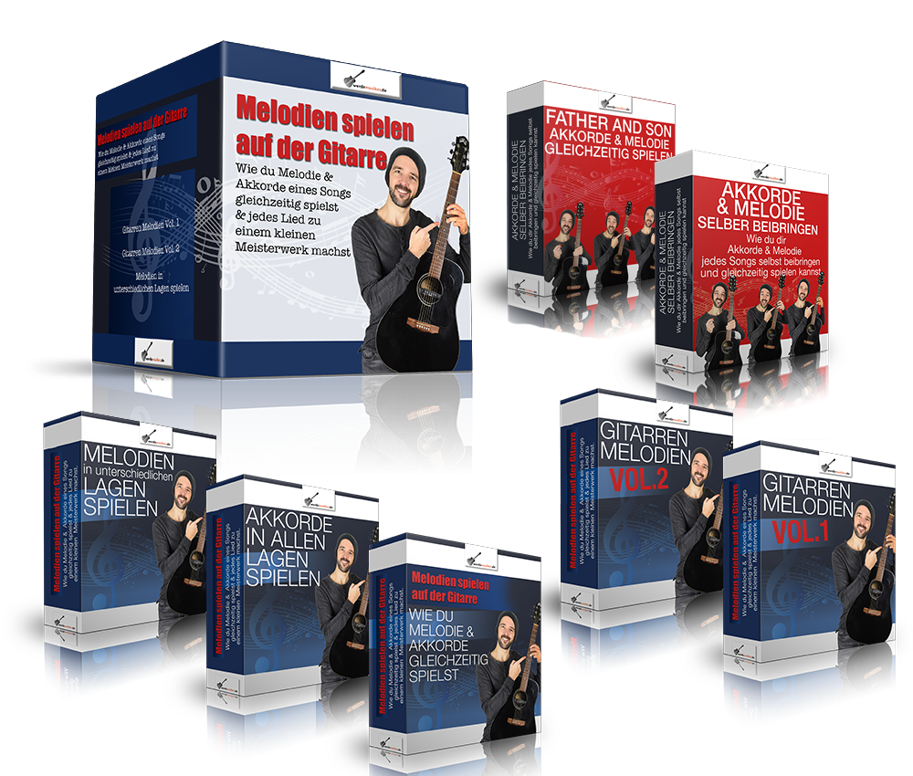 Melodien spielen auf der Gitarre